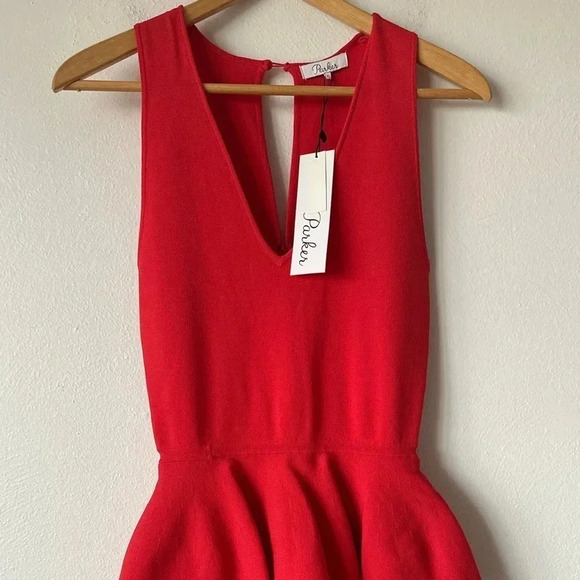 PARKER Bermuda Knit Dress, Roseberry NEW WITH TAGS - Picture 3 of 14